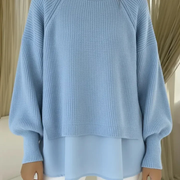DELAUNAY | Pull Effet Superposé Nathalie