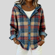 Hildred™ | Chemise-veste à capuche à carreaux