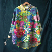 DELAUNAY | Chemise Élégante à Motif Capucine