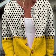 DELAUNAY | Cardigan Bicolore à Pois Chloé