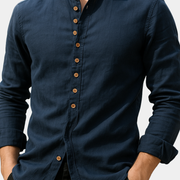 DELAUNAY | Chemise en Lin et Coton pour Homme