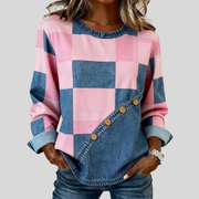 Tindelle™ | Sweat patchwork artistique
