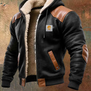 Ben | Veste d'hiver pour homme à capuche et doublure aspect teddy