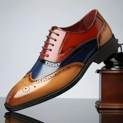 Rene | Brogue wingtip classique en cuir
