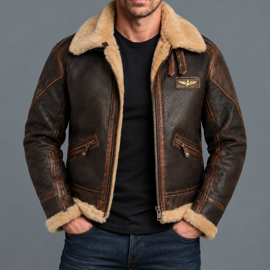 Russel I Veste de Pilote Robuste pour Hommes