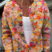 DELAUNAY | Cardigan Aquarelle Multicolore Sandrine