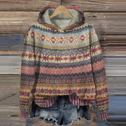 DELAUNAY | Pull à Capuche Jacquard Chloé