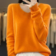 DELAUNAY | Pull Col V Maille Douce Martine