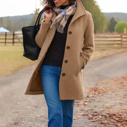 DELAUNAY | Manteau Classique Boutonné Pauline