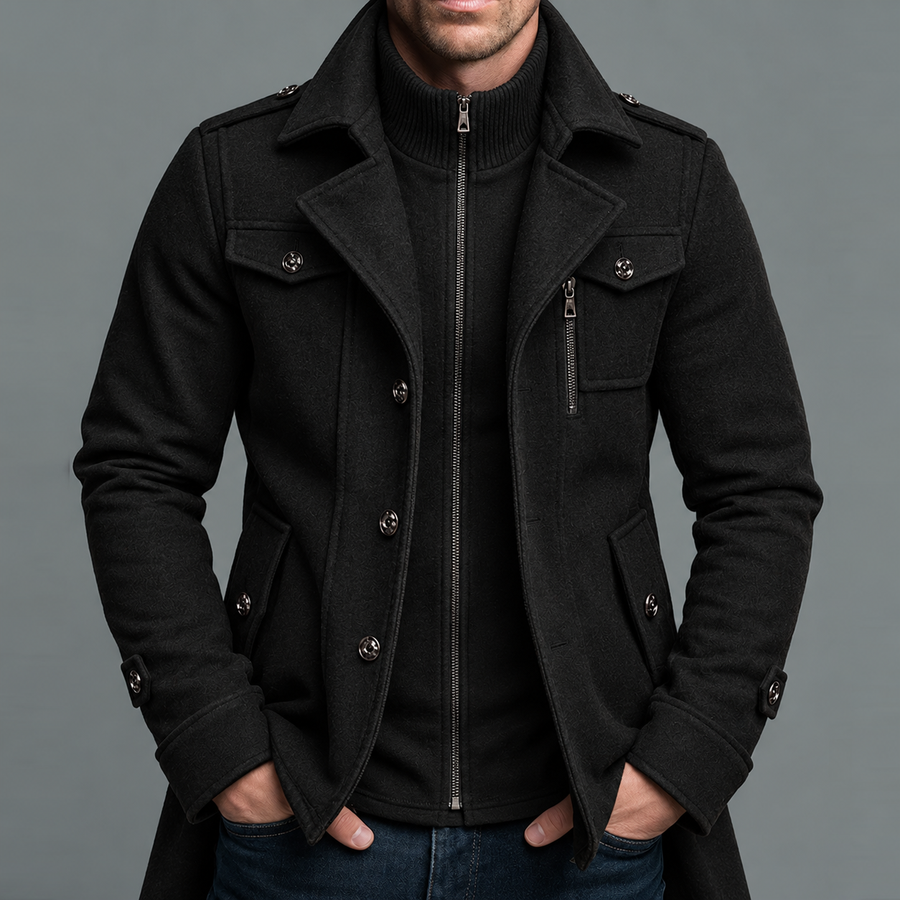 George™ | Manteau Classique Chaud à Superposition
