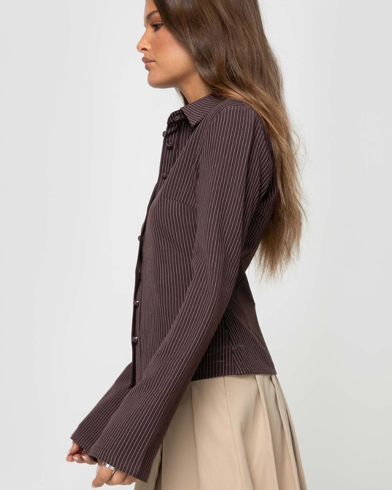DELAUNAY | Chemise Classique à Rayures Fines