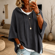Camille | Poncho Pull Anthracite