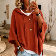 Oceane | Pull Poncho Terracotta