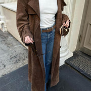 DELAUNAY | Le Trench Chic en Daim Doux
