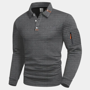 DELAUNAY | Polo à Manches Longues Texturée