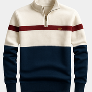 DELAUNAY | Pull Homme avec Zip au Col