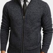 DELAUNAY | Cardigan Zippé Col Montant Henri