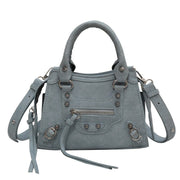 DELAUNAY | Sac Denim Horizon Bleu