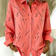 Priscilla™ | Blouse boutonnée imprimée