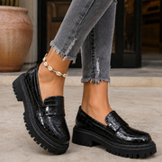 DELAUNAY | Mocassins Vernis Semelle Crantée Florence
