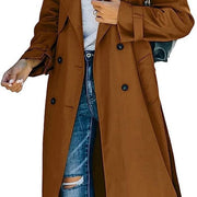 Juliette | Trench-coat long à double boutonnage et ceinture