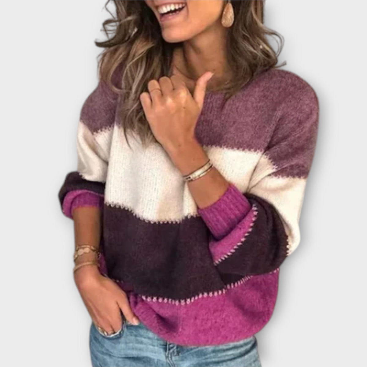 Elisa - Pull casual et cosy