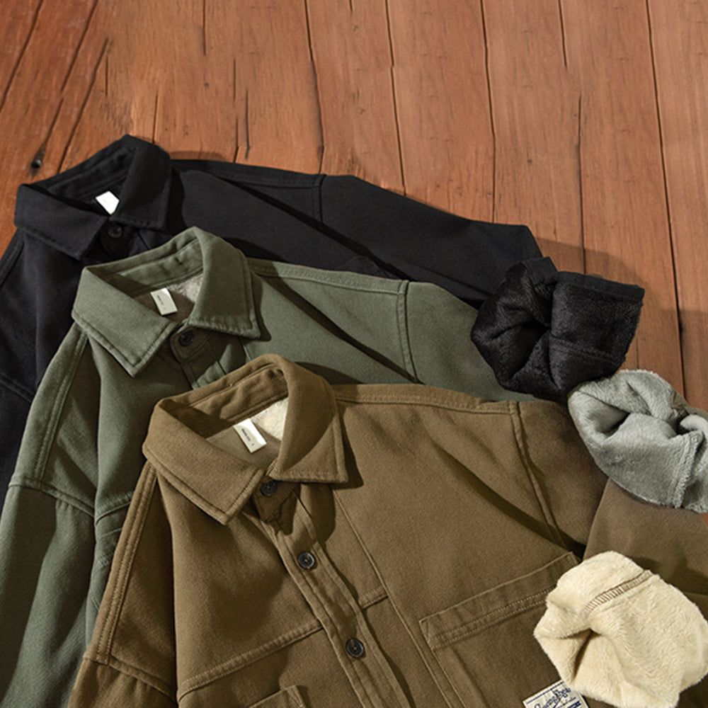 DELAUNAY | Chemise Cargo en Polaire pour Homme
