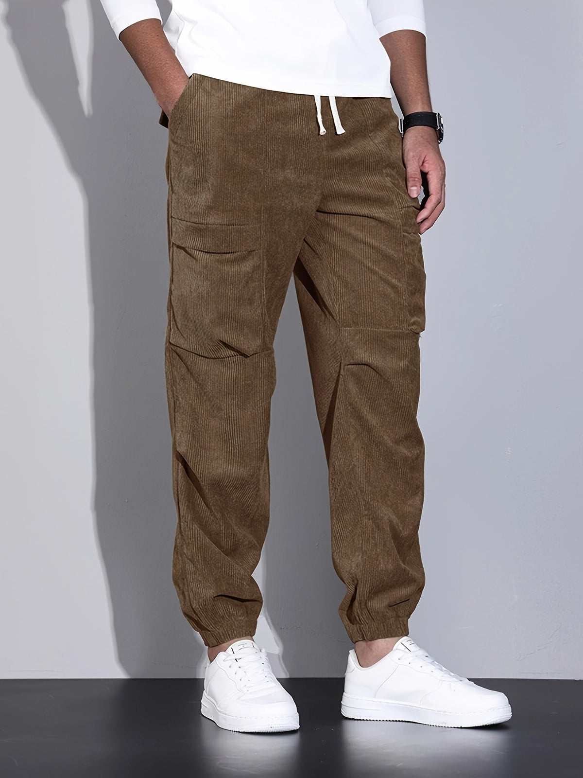 DELAUNAY | Pantalon Cargo en Corduroy