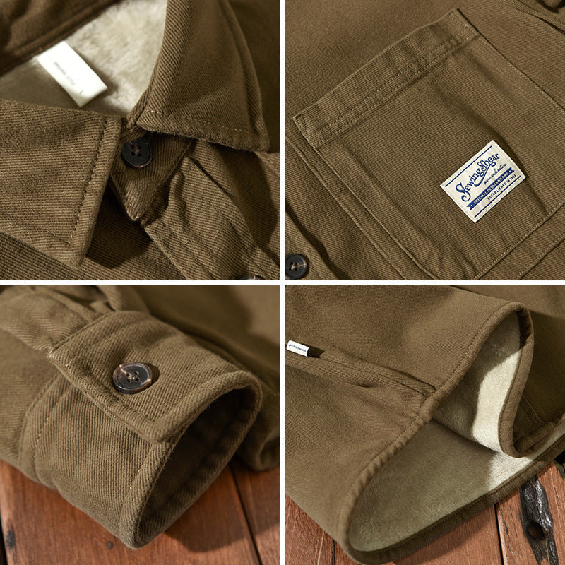 DELAUNAY | Chemise Cargo en Polaire pour Homme