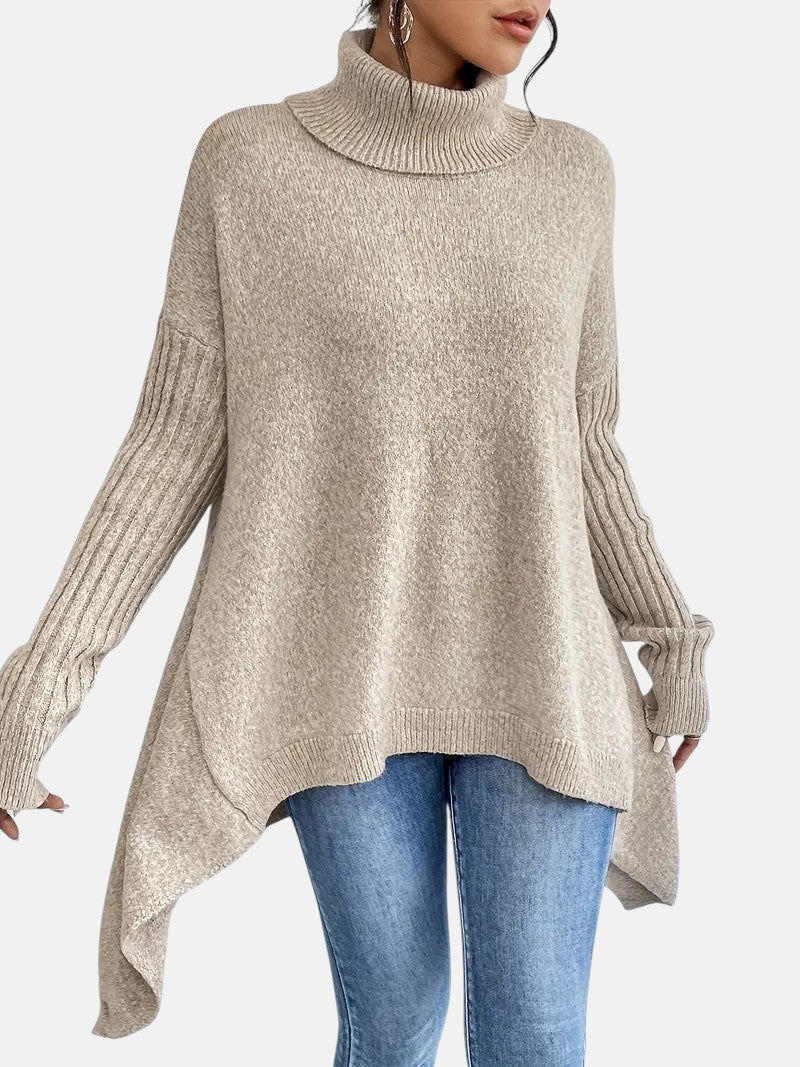 Brigitte | Long Turtle Neck Pullover