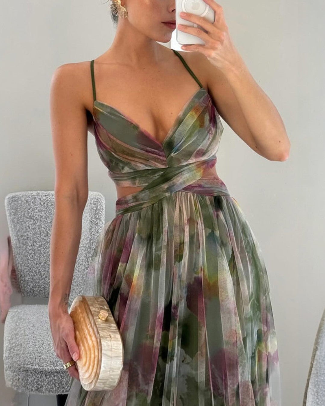 DELAUNAY | Robe Maxi Élégance Florale