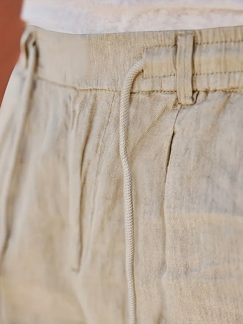 DELAUNAY | Pantalons Larges en Lin avec Cordon