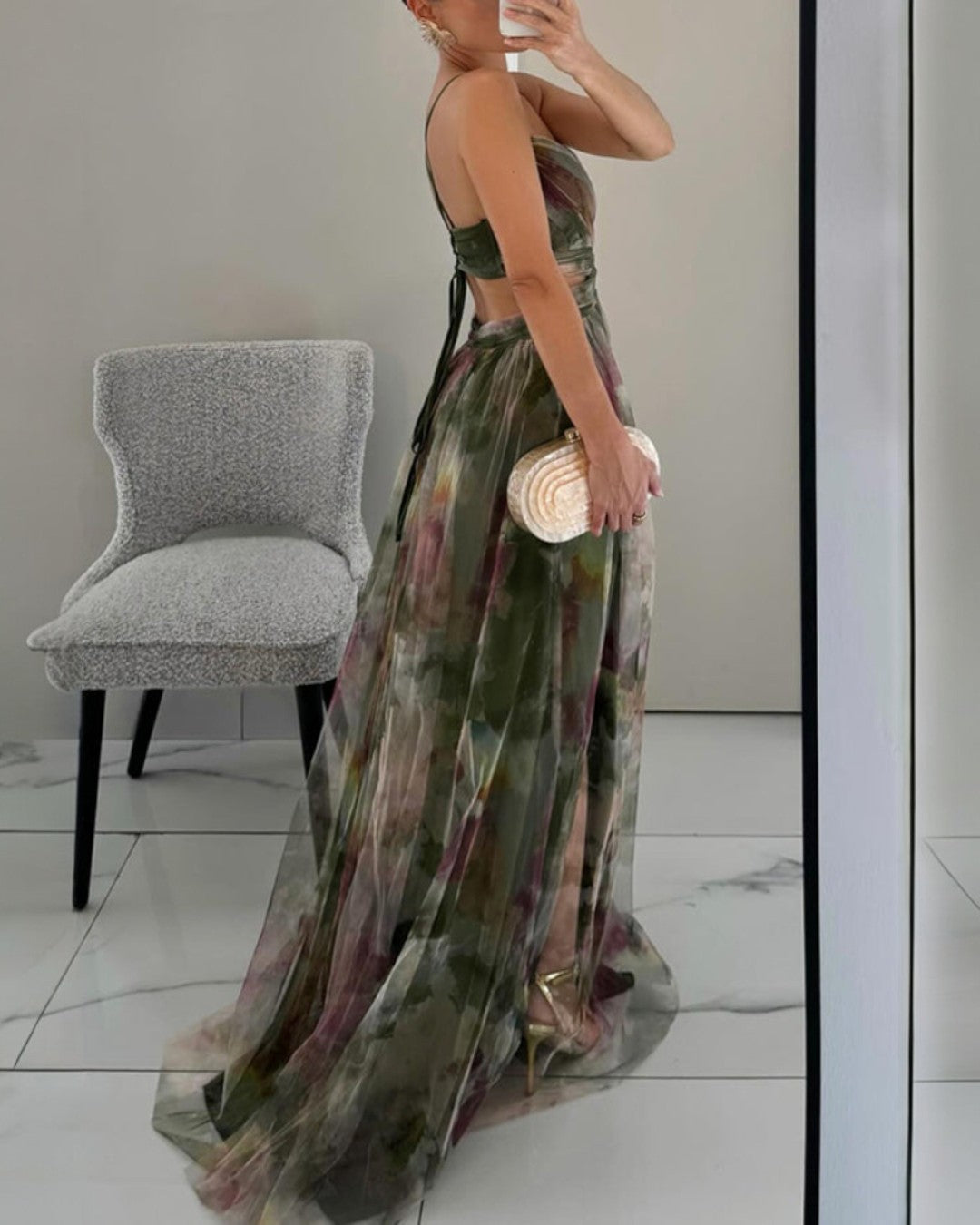 DELAUNAY | Robe Maxi Élégance Florale