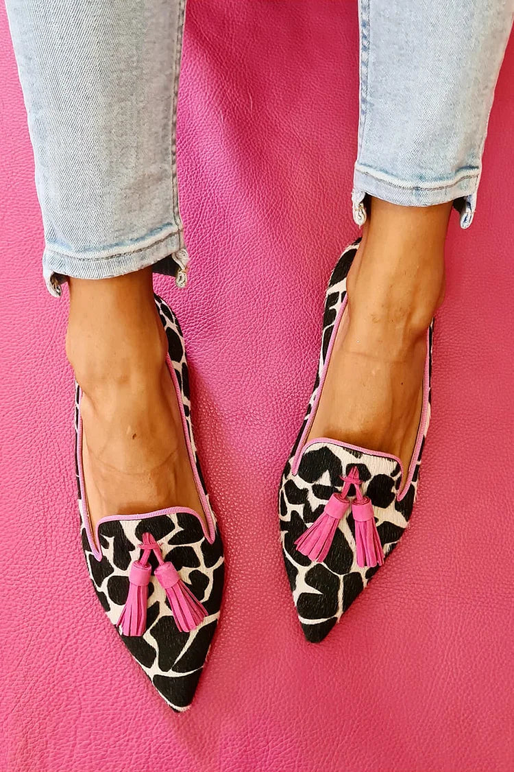 Mocassin Pointu avec Glands