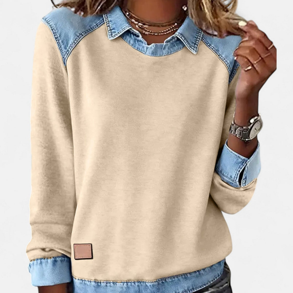 Chemise à Manches Longues Tendance