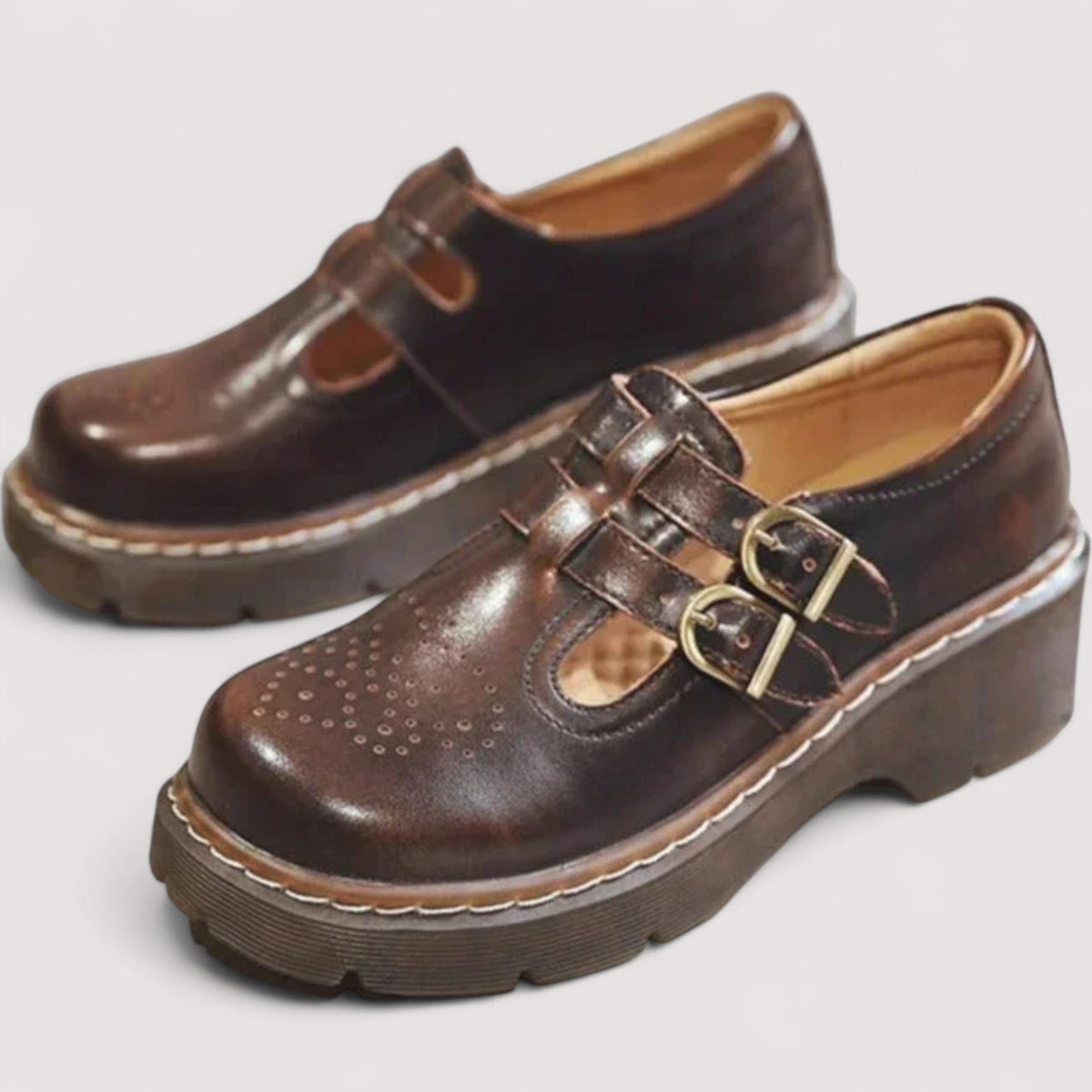 DELAUNAY | Babies Cuir Patiné Juliette