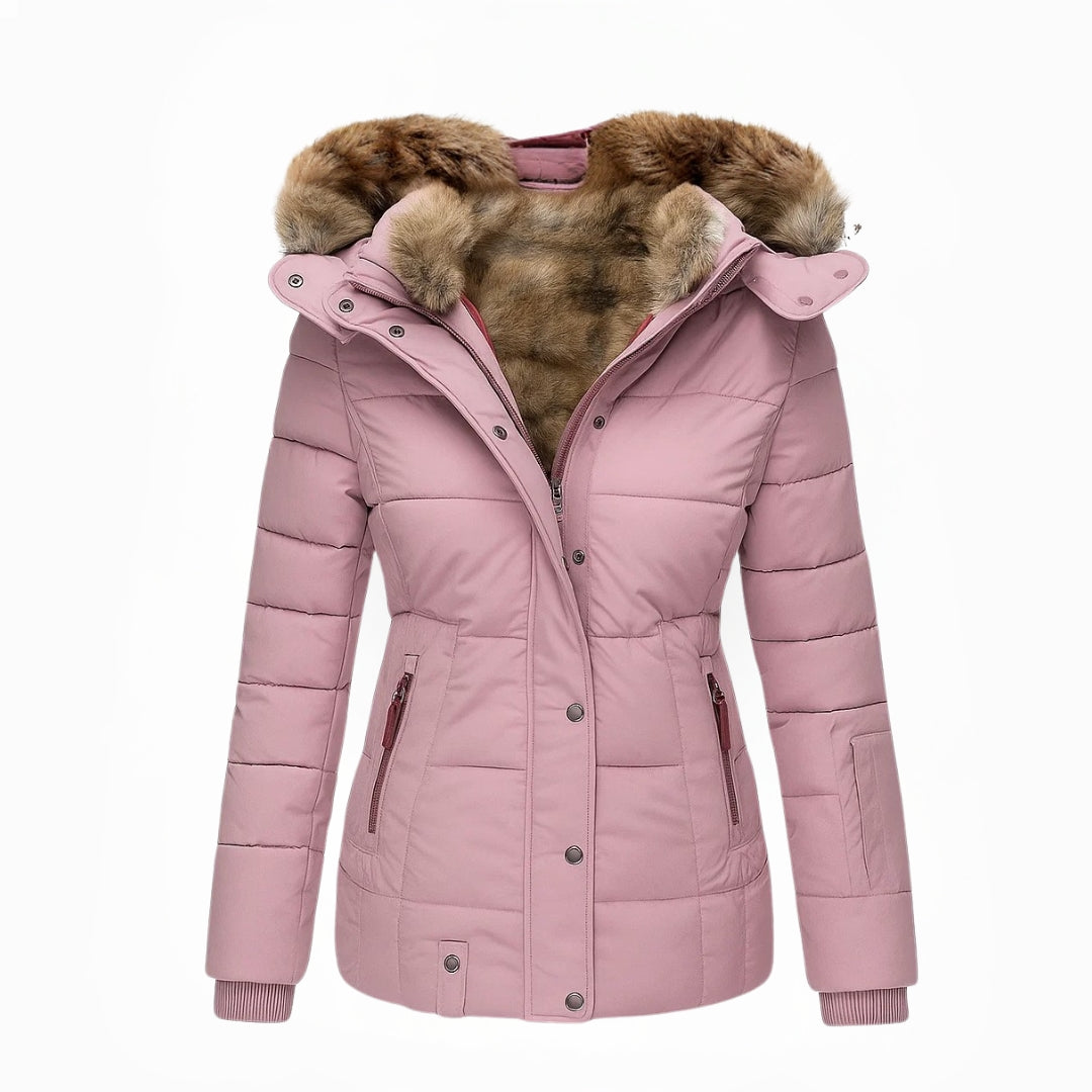 Anna™ | Manteau d'hiver chaud avec doublure en fourrure