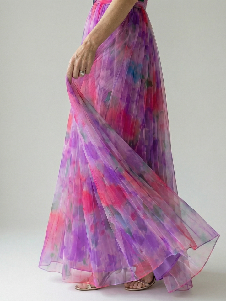Delaunay | Robe Maxi à Enveloppe Douce Isel