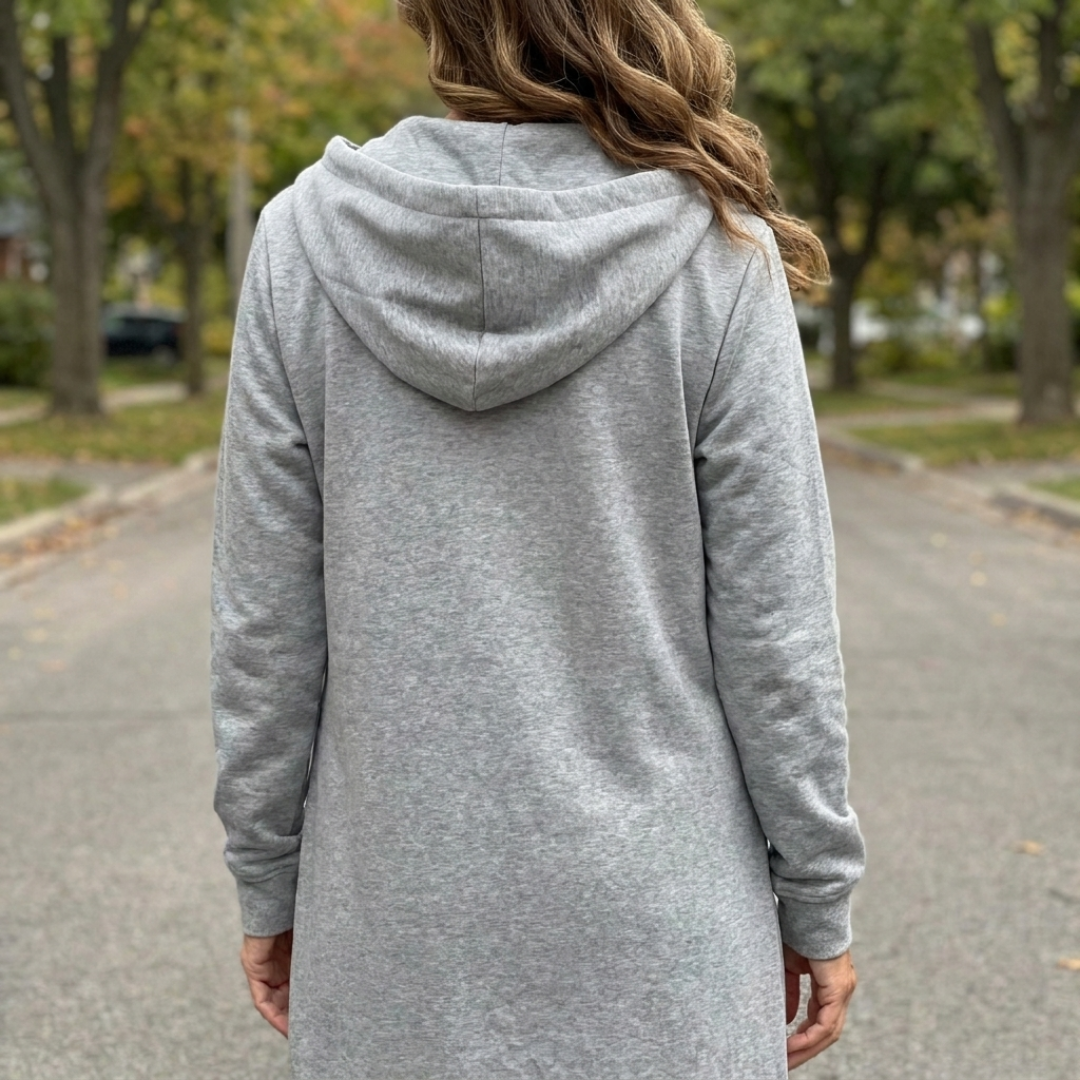Brixley™ | Cardigan Long avec Fermeture Éclair