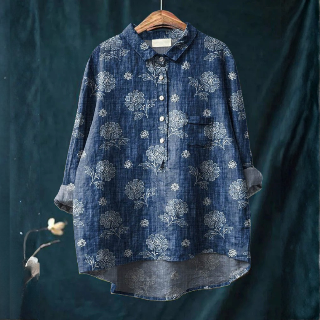 DELAUNAY | Chemise Élégante à Motif Rosalie