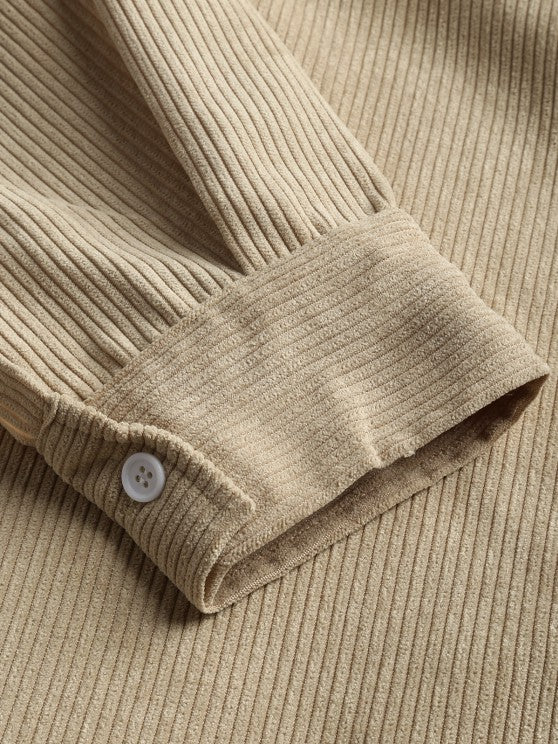 DELAUNAY | Chemise Manches Longues Demi-Boutons pour Homme