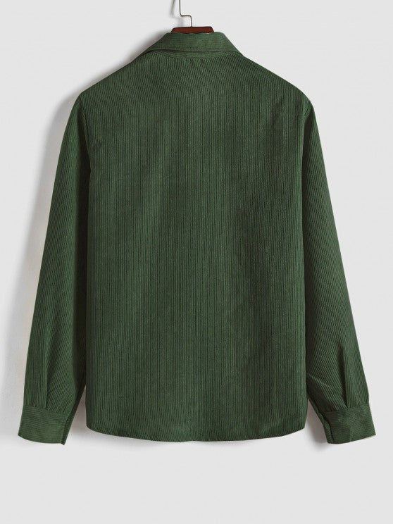 DELAUNAY | Chemise Manches Longues Demi-Boutons pour Homme