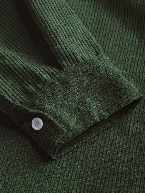 DELAUNAY | Chemise Manches Longues Demi-Boutons pour Homme