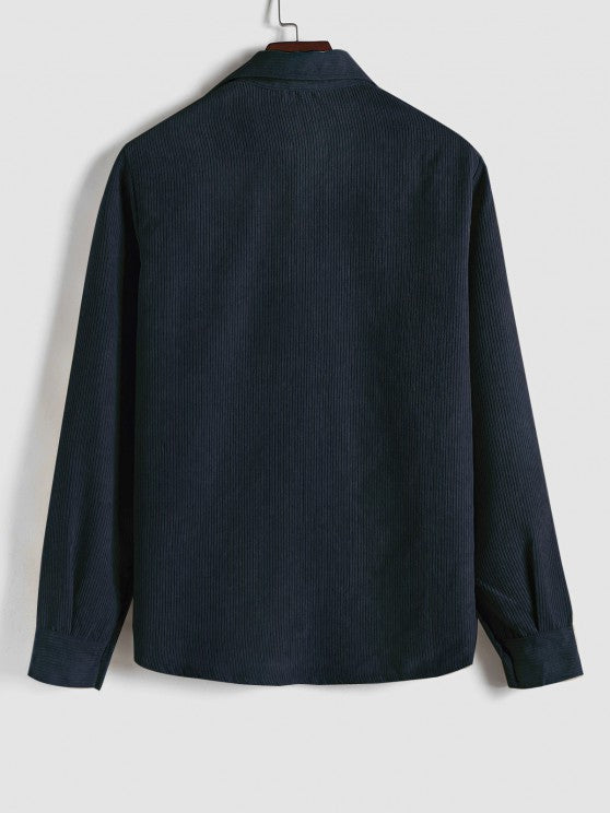 DELAUNAY | Chemise Manches Longues Demi-Boutons pour Homme