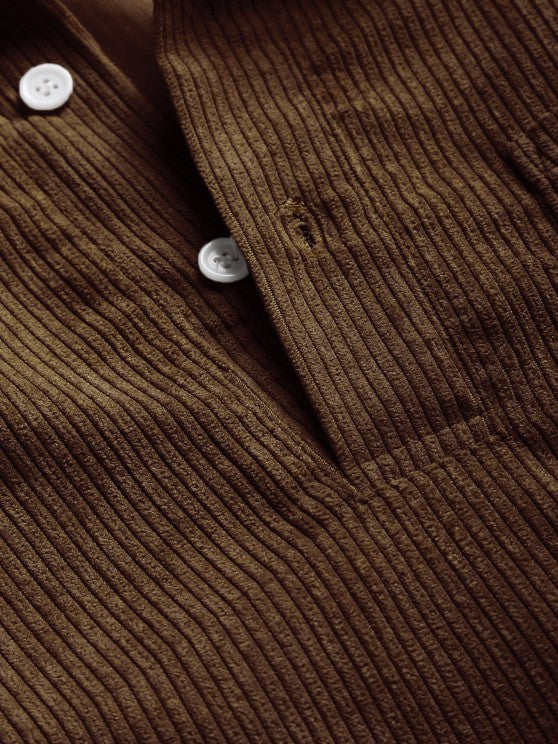 DELAUNAY | Chemise Manches Longues Demi-Boutons pour Homme
