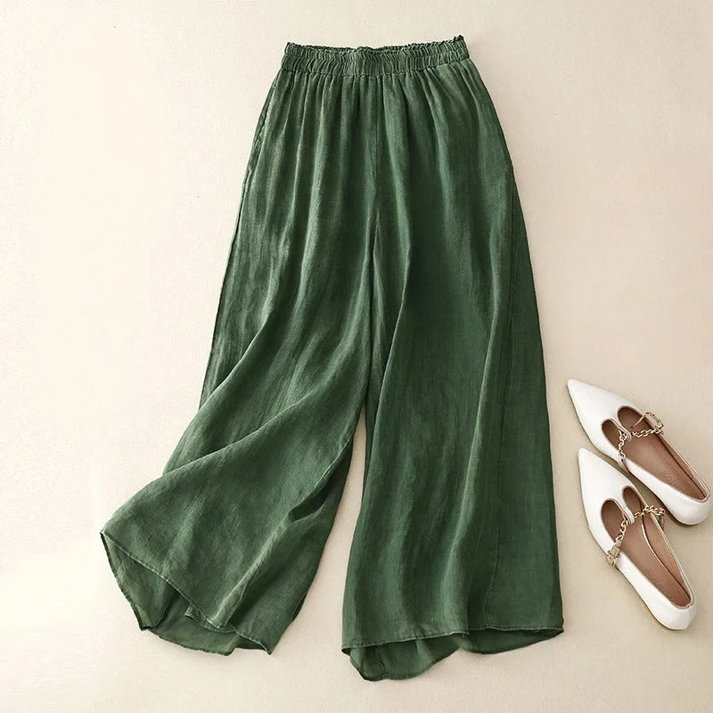 DELAUNAY | Pantalons en Lin Élégants