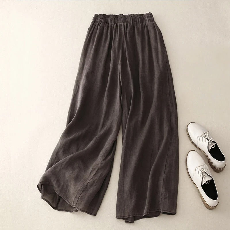 DELAUNAY | Pantalons en Lin Élégants