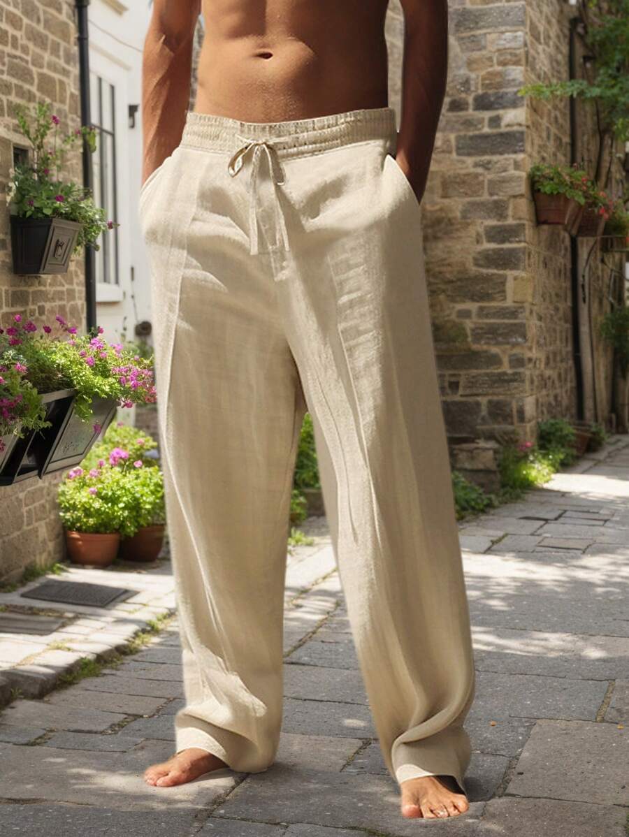 DELAUNAY | Pantalon Léger en Lin avec Cordon