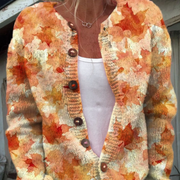 DELAUNAY | Cardigan Feuilles d'Automne Marie