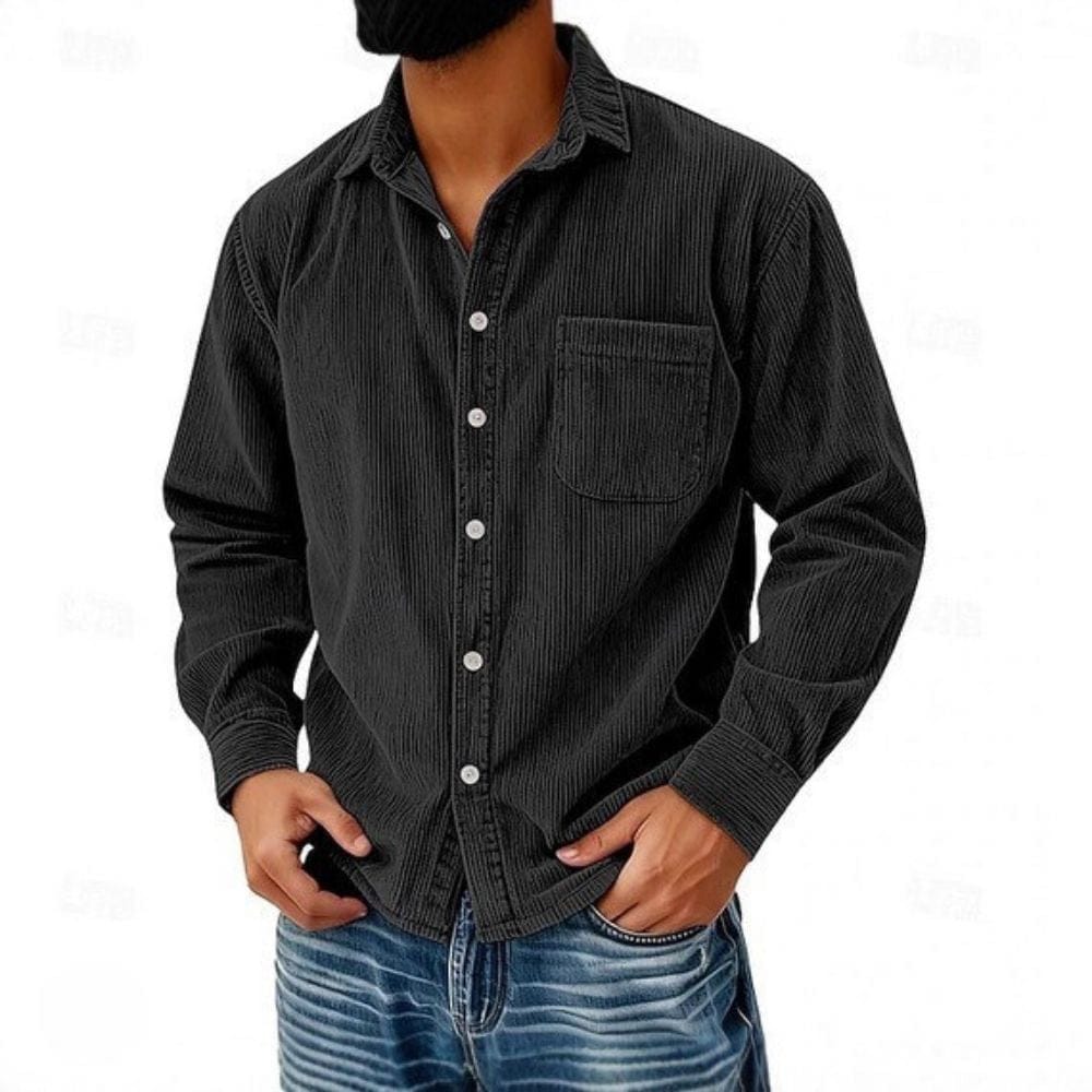DELAUNAY | Chemise Boutonnée en Velours Côtelé pour Homme